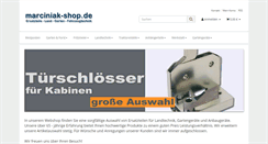 Desktop Screenshot of marciniak-shop.de