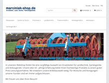 Tablet Screenshot of marciniak-shop.de